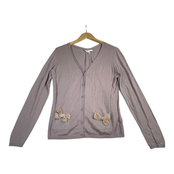 Cabi Bow Detail Cardigan size‎ Large - Picture 1 of 7